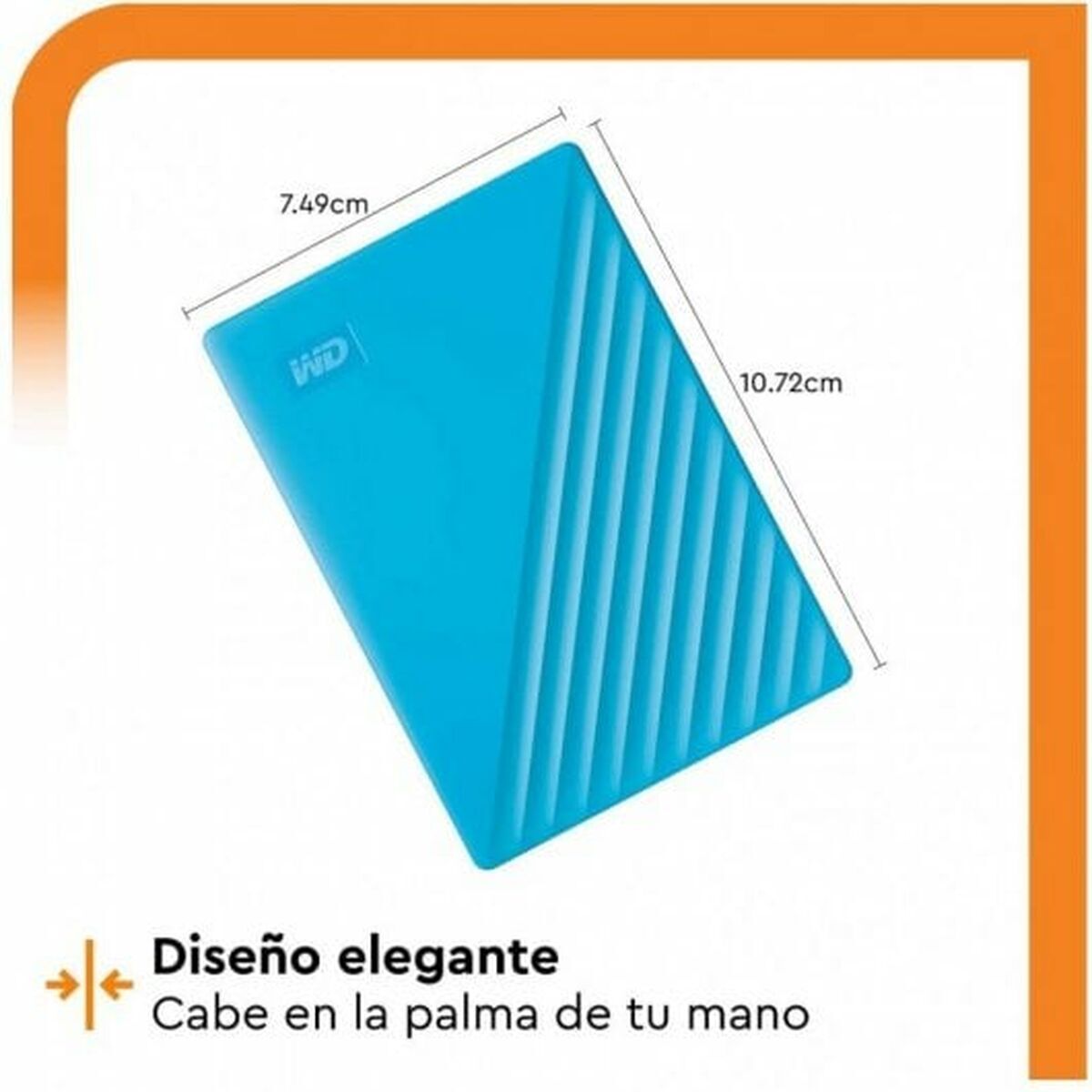 Western Digital Externe Festplatte Western Digital Wdbpkj0040Bbl-Wesn 4 Tb Blau