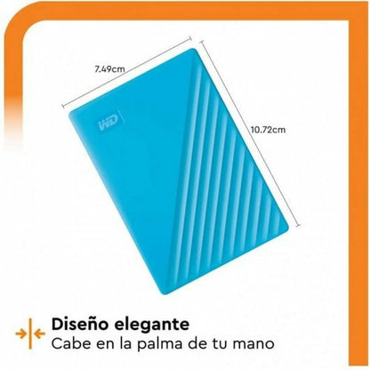 Western Digital Externe Festplatte Western Digital Wdbpkj0040Bbl-Wesn 4 Tb Blau
