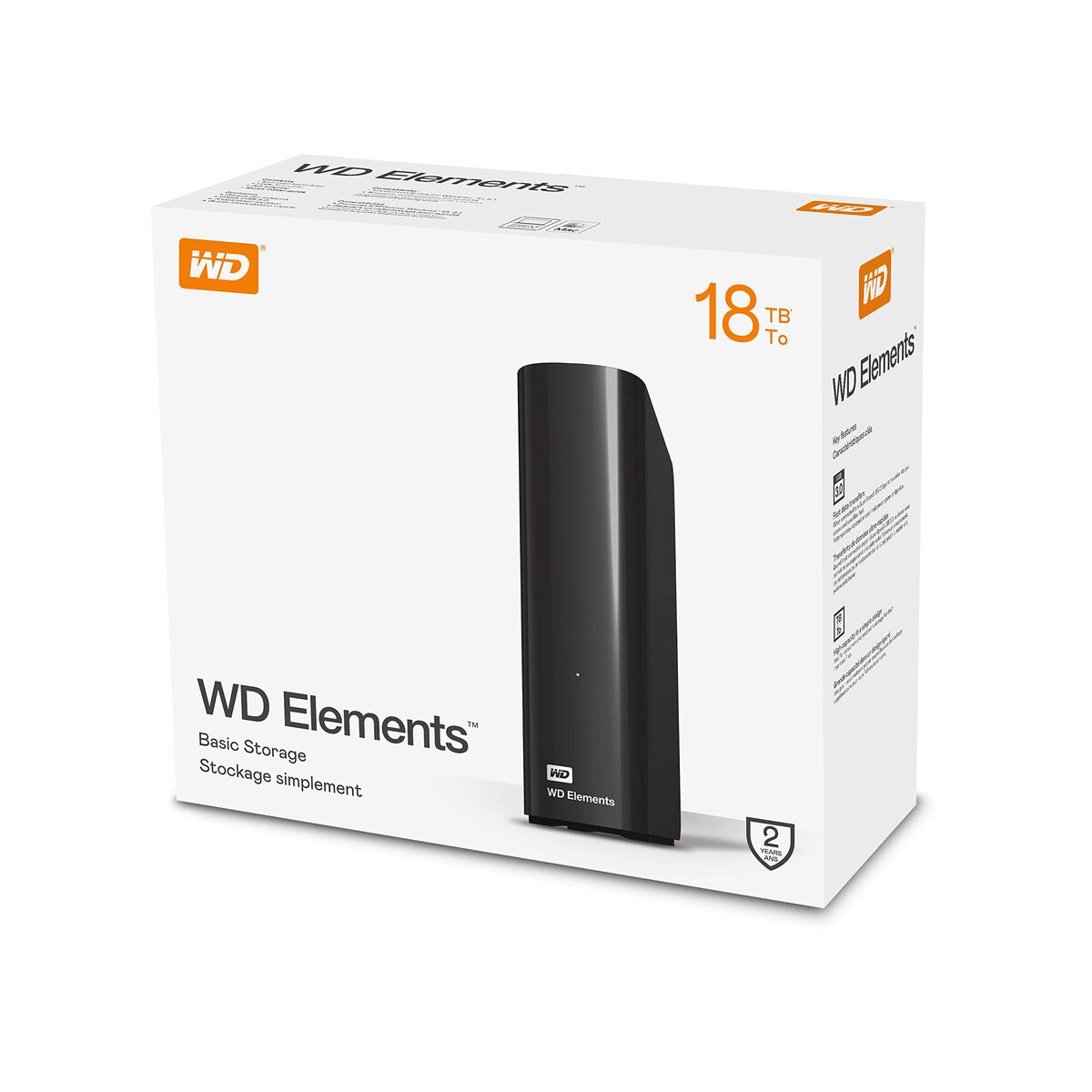 Western Digital Externe Festplatte Western Digital Desktop Hard Drive Schwarz