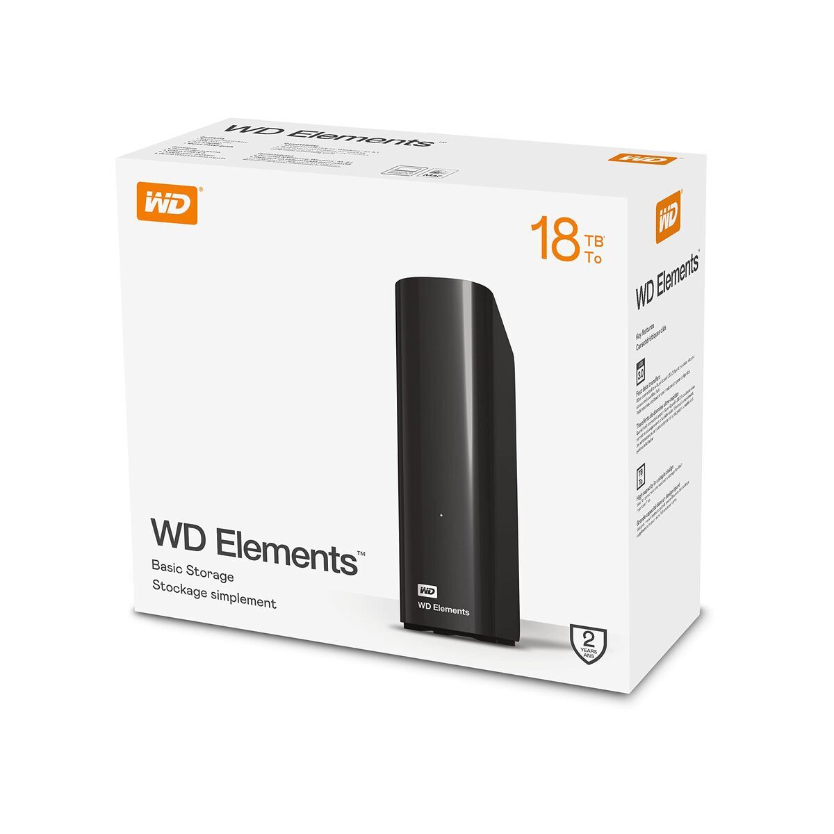 Western Digital Externe Festplatte Western Digital Desktop Hard Drive Schwarz