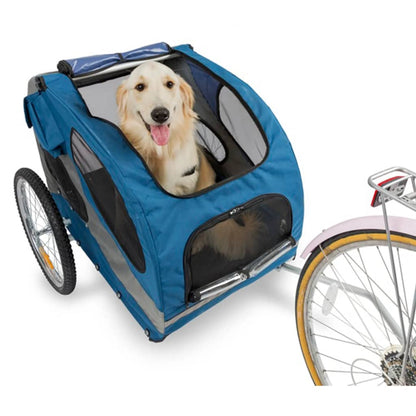 Petsafe Fahrradanhänger Für Hunde Happy Ride L Blau