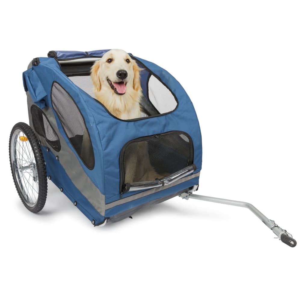 Petsafe Fahrradanhänger Für Hunde Happy Ride L Blau