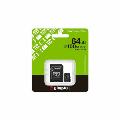 Kingston Mikro Sd Speicherkarte Mit Adapter Kingston Sdcs3/64Gb