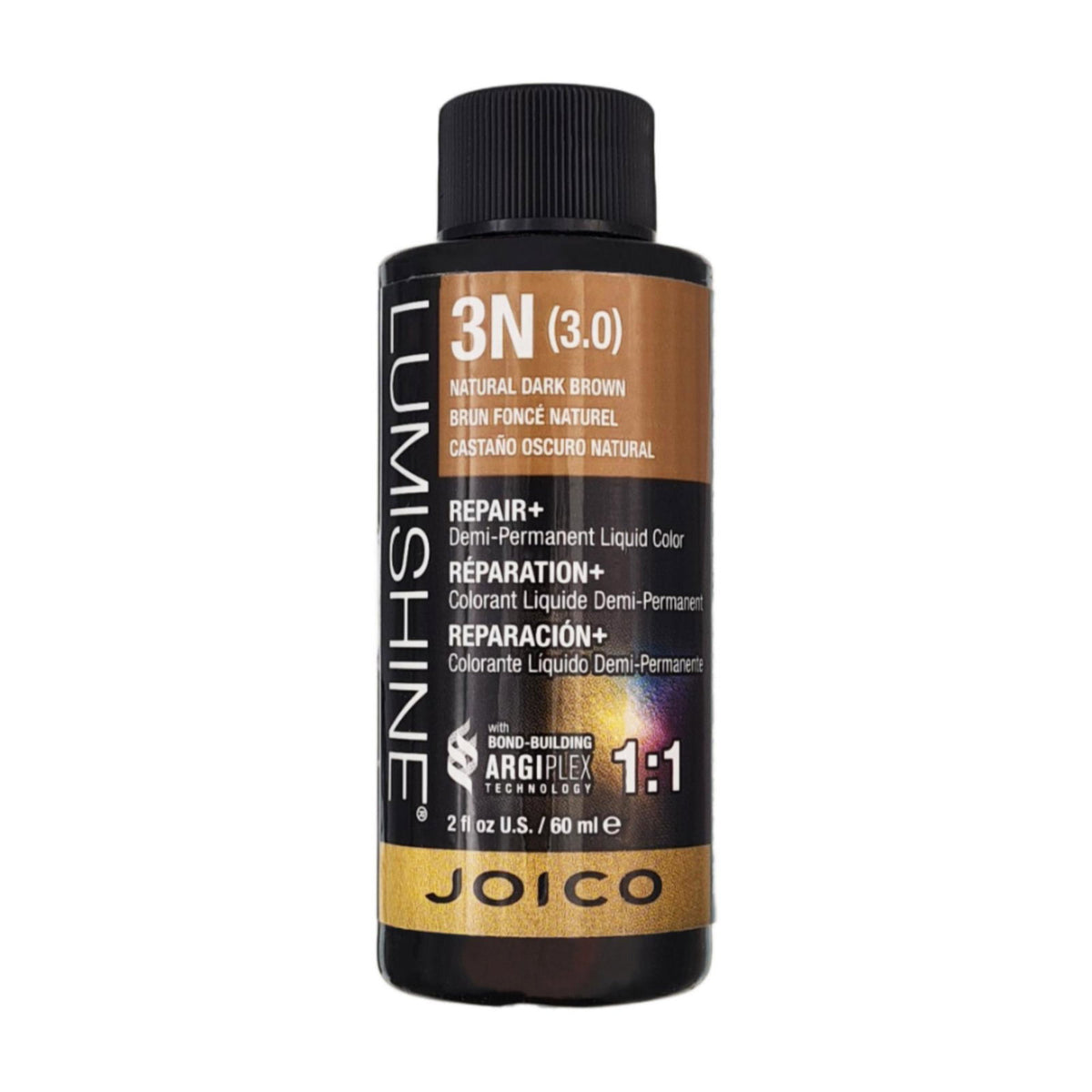 Joico Demi-permanente Haarfarbe Joico, LumiShine, Demi-Permanent Hair Dye, 3N Dark Brown, 60 ml Regular