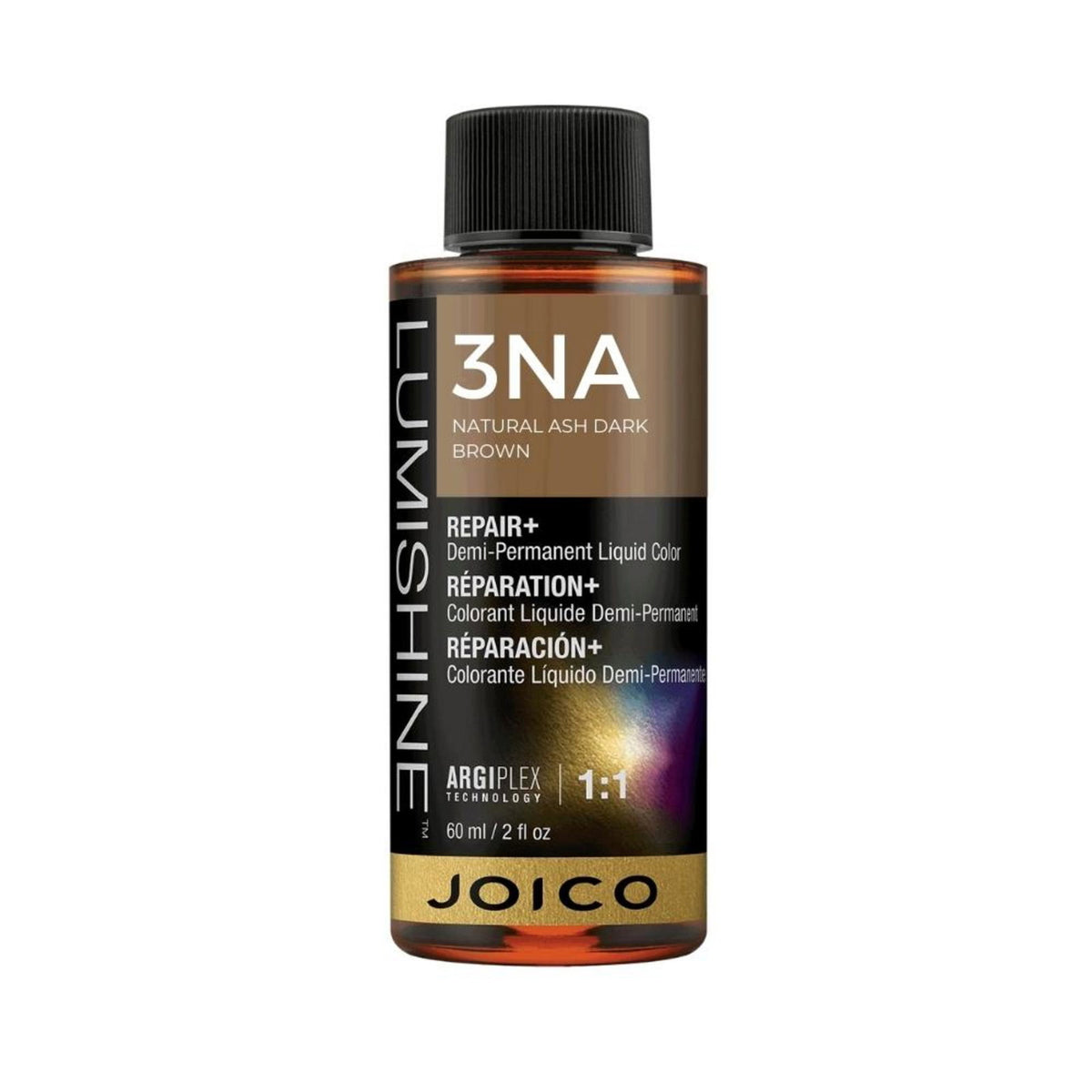 Joico Demi-permanente Haarfarbe Joico, LumiShine, Demi-Permanent Hair Dye, 3NA Natural, 60 ml Regular