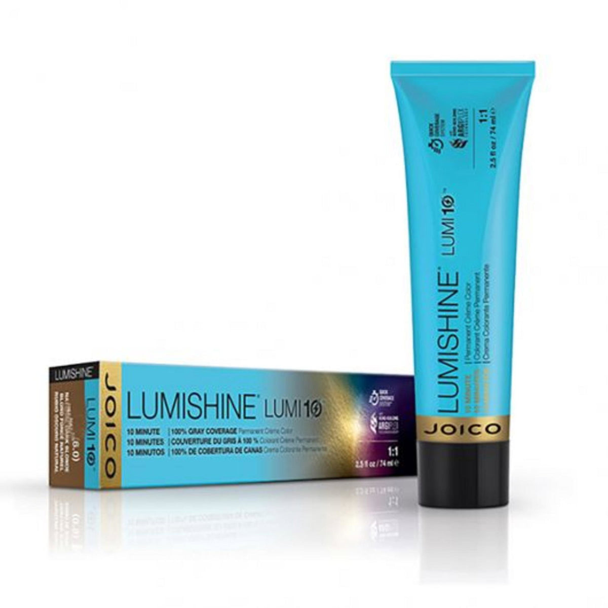 Joico LumiShine Lumi10 Permanent Hair Dye 7NC Natural Copper/Medium Blonde 74 ml