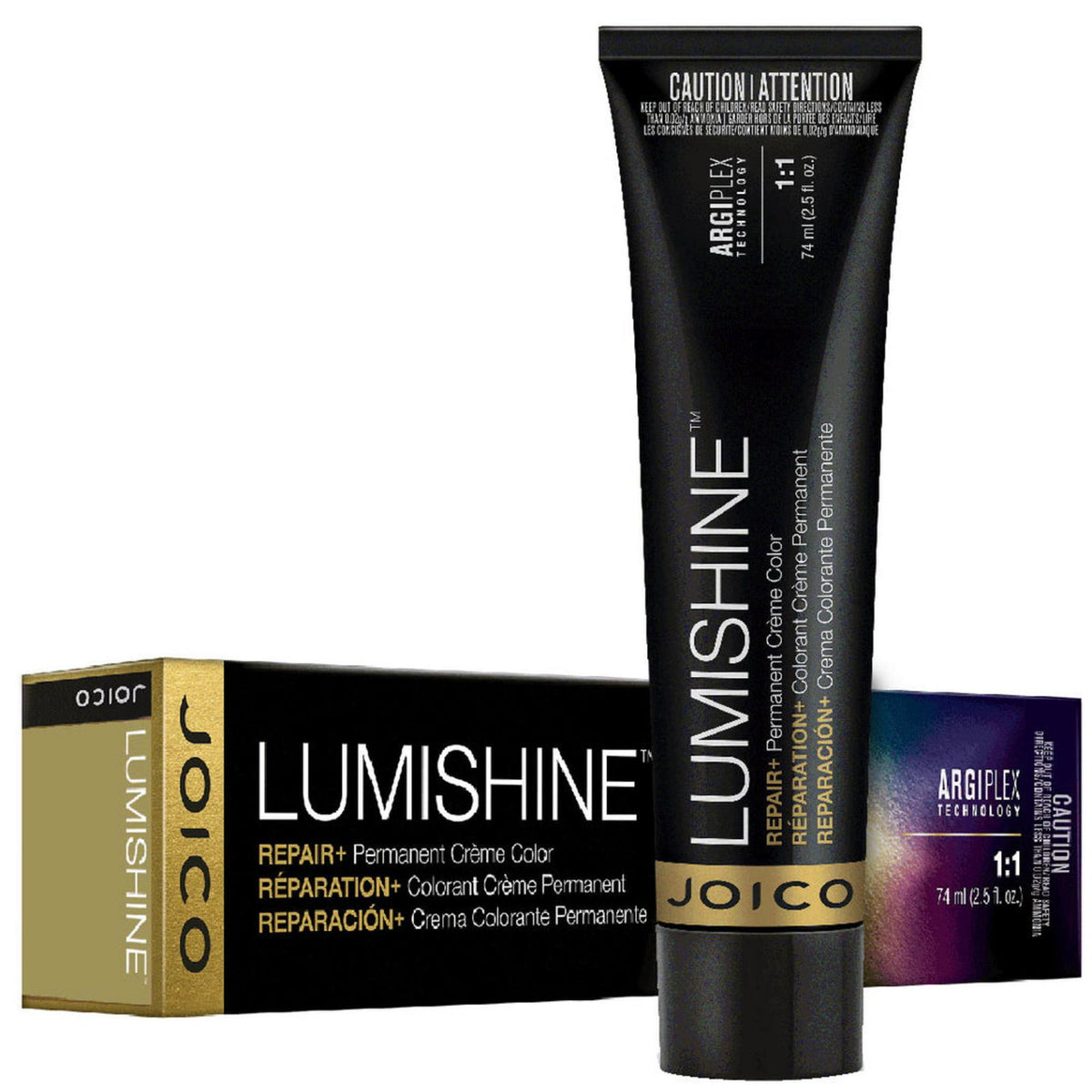 Joico Permanente Haarfarbe Joico, LumiShine Permanent Creme, Permanent Hair Dye, 3M Mocha Dark Brown, 74 ml Regular