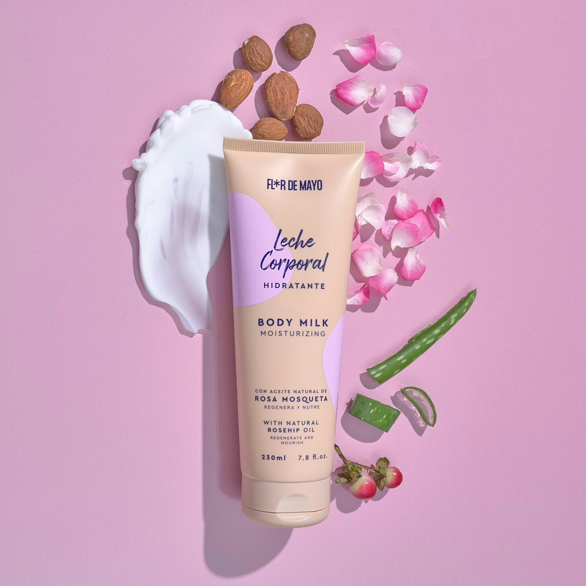FLOR DE MAYO FLOR DE MAYO Leche Corporal Rosa Mosqueta 230 ml Körpermilch Kosmetik