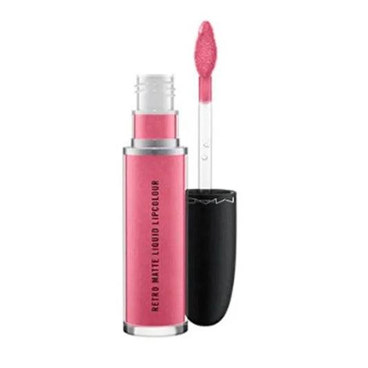 MAC Retro Matte Liquid Lipcolour Metallics Metallic Rose flüssiger Lippenstift Metallic Kosmetik