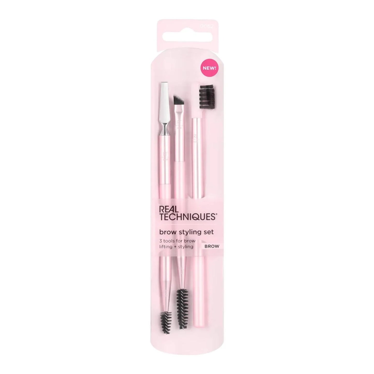 REAL TECHNIQUES REAL TECHNIQUES Brow Styling Set 3-teilig Pinsel für Augenbrauen Make-up Kosmetik