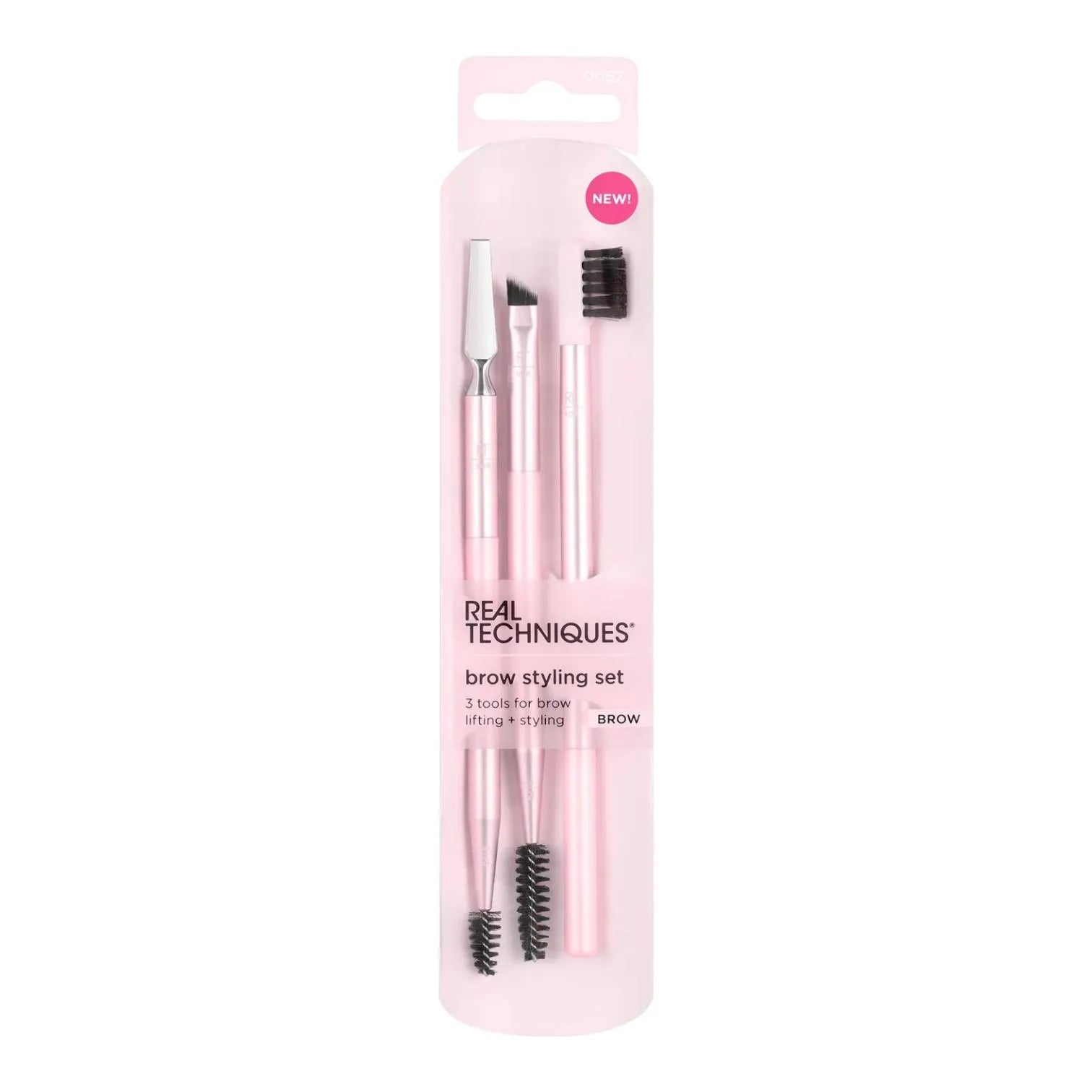 REAL TECHNIQUES REAL TECHNIQUES Brow Styling Set 3-teilig Pinsel für Augenbrauen Make-up Kosmetik