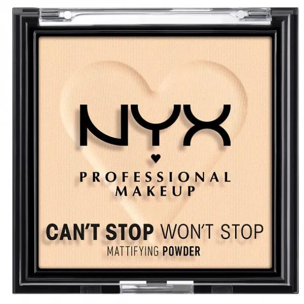 NYX NYX Can't Stop Won't Stop Mattifying Puder Light Medium mattierendes Gesichtspuder