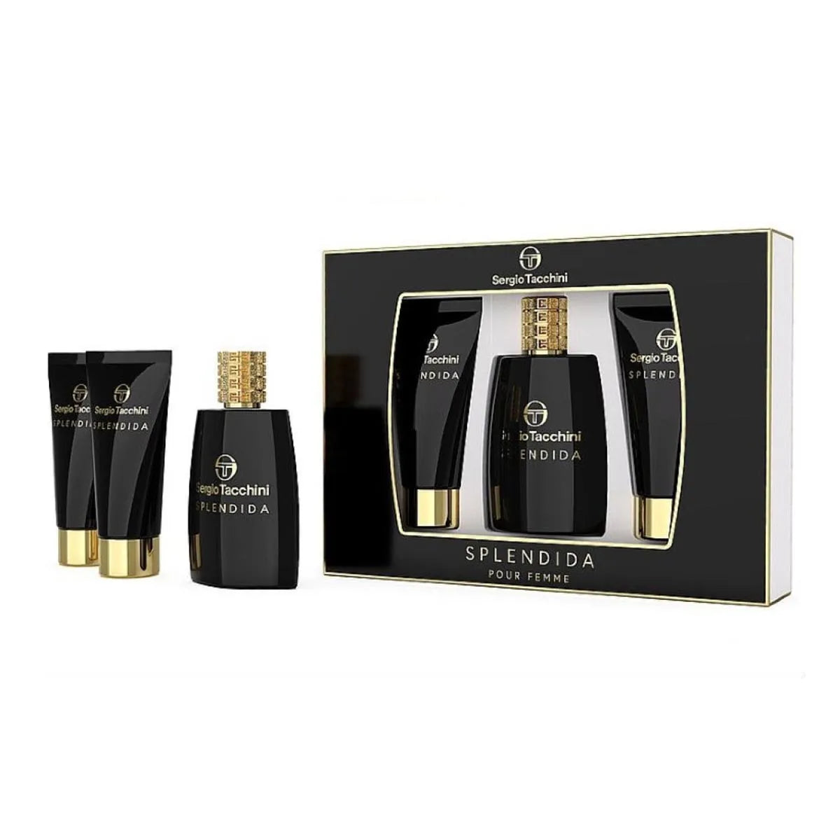 SERGIO TACCHINI Sergio Tacchini Splendida Pour Femme Eau de Parfum 100 ml Körperlotion 100 ml Duschgel Parfüm