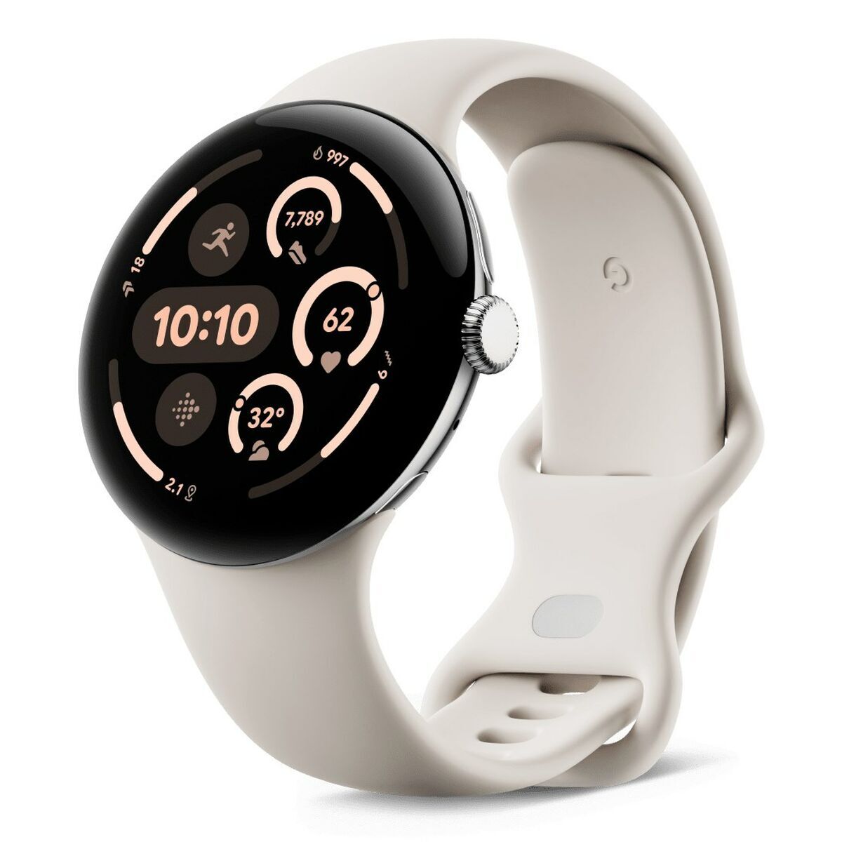 Google Smartwatch Google Ga05283-De Weiß 1,4&quot; 45 Mm