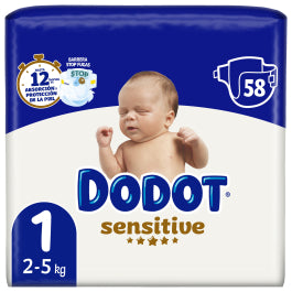 DODOT DODOT Sensitive Rn Windeln Größe 1 2-5 kg 84 Stück Kosmetik
