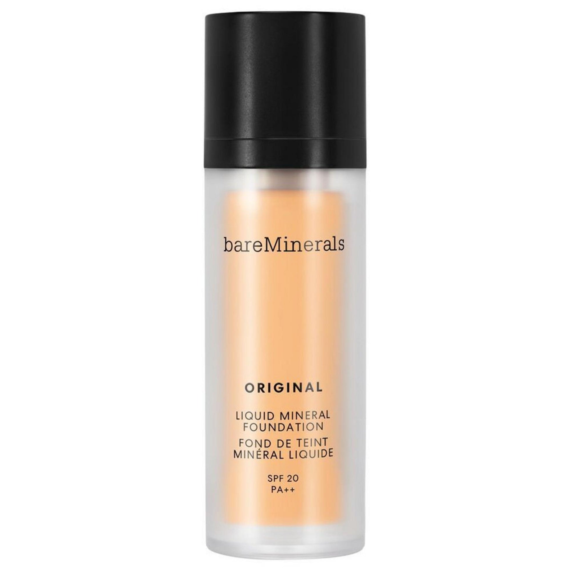BareMinerals BareMinerals, Original Liquid Mineral, Leuchtend, Flüssige Grundierung, 08, Licht, SPF 20, 30 ml Regular