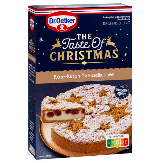 Dr Oetker Käse-Kirsch-Streuselkuchen Backmischung