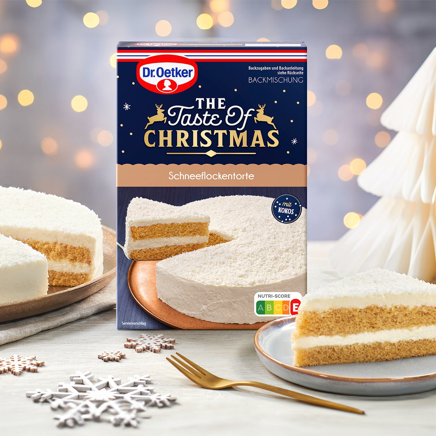 Dr Oetker Schneeflockentorte Backmischung