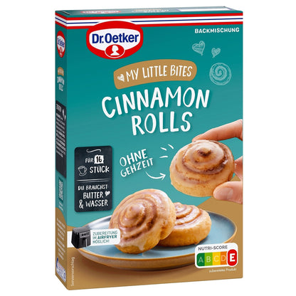 Dr. Oetker Cinnamon Rolls Backmischung Zubereitung im Air Fryer möglich