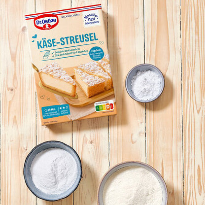 Dr Oetker Käse-Streusel Backmischung