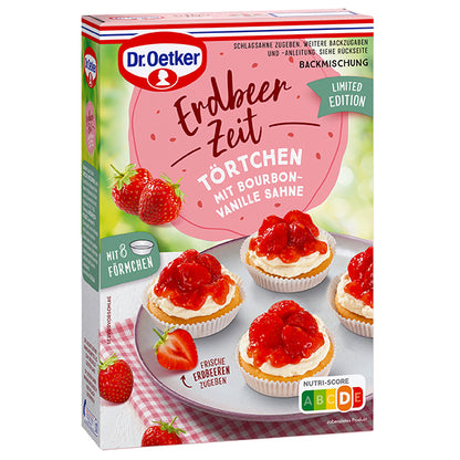 Dr Oetker Backmischung Erdbeer Zeit Törtchen