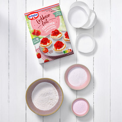 Dr Oetker Backmischung Erdbeer Zeit Törtchen