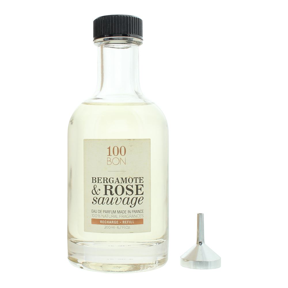 100 Bon 100 Bon, Bergamote & Rose Sauvage, Eau de Parfum, Unisex, Nachfüllen, 200 ml *Tester