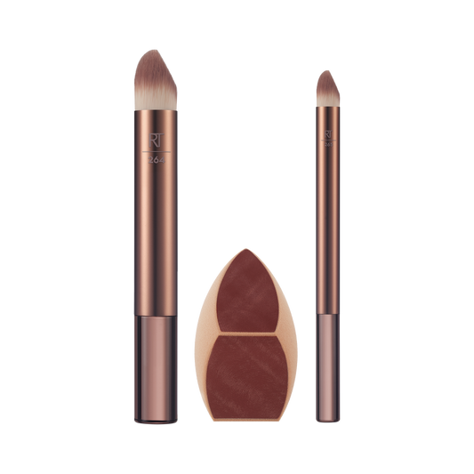 REAL TECHNIQUES REAL TECHNIQUES Makeupsaver Schwamm-Set 3 Stück Pinselreiniger Aufbewahrung Make-up