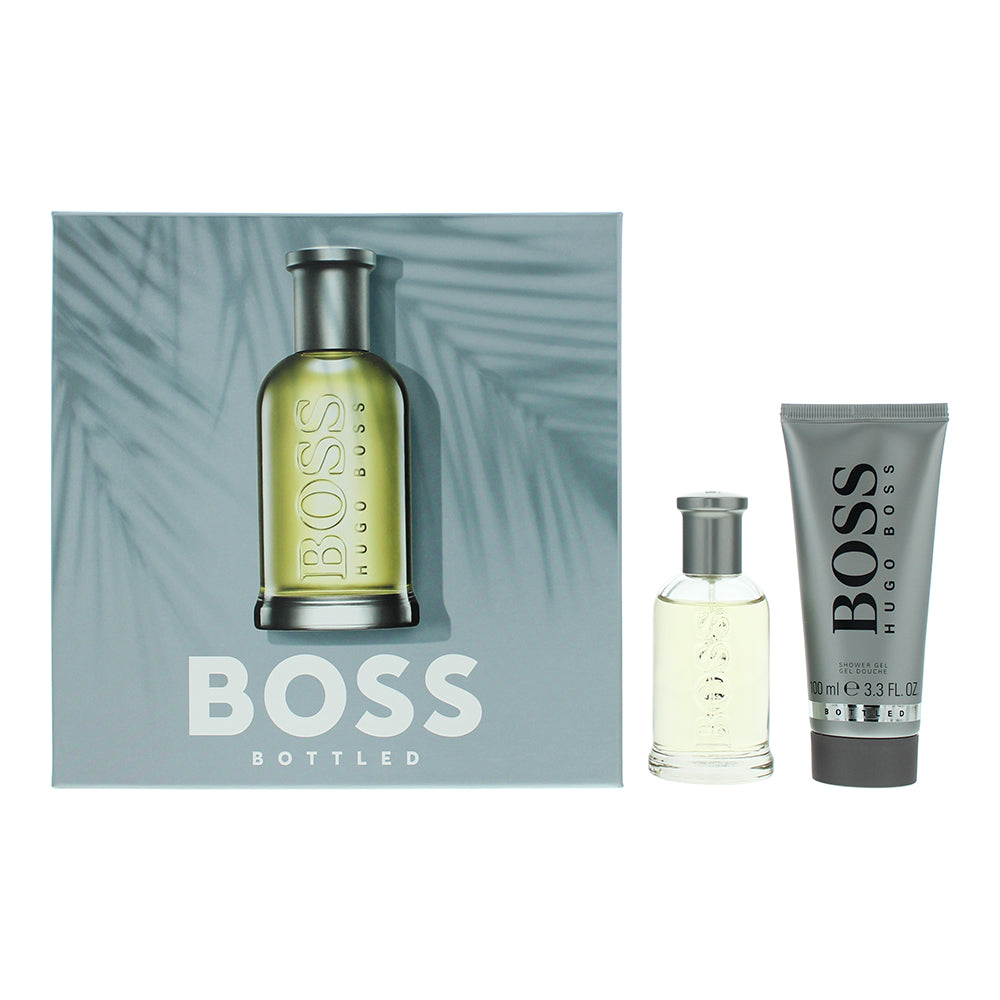 HUGO BOSS Boss Bottled Set Eau de Toilette 50 ml und Duschgel 100 ml