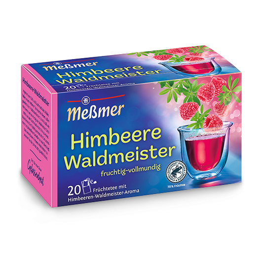 Meßmer Himbeere-Waldmeister Früchtetee mit Himbeeren-Waldmeister-Aroma