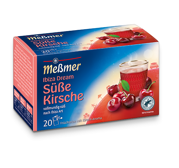 Messmer Süsse Kirsche Ibiza Dream Früchtetee mit Kirsch-Aroma