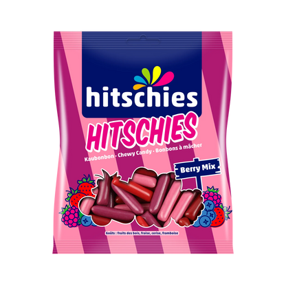 hitschies Berry Mix 125g Sorten Mix aus Waldfrucht, Kirsche, Erdbeere & Himbeere - Candyshop.ch
