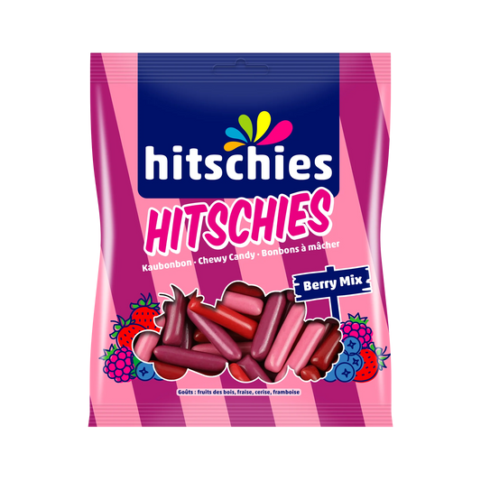 hitschies Berry Mix 125g Sorten Mix aus Waldfrucht, Kirsche, Erdbeere & Himbeere