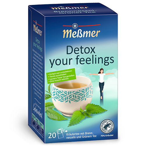 Messmer Detox your feelings Kräutertee mit Brennnesseln und Grünem Tee - Candyshop.ch