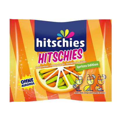 Hitschies Sprizzz Edition 210g Mix aus Zitrone, Bitter Orange und Holunderblüte