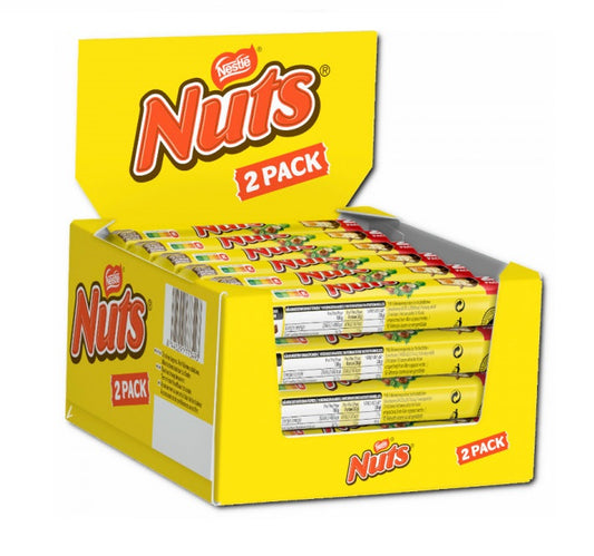 Nestle Nuts 2 Pack Schokolade 24 Riegel je 60g