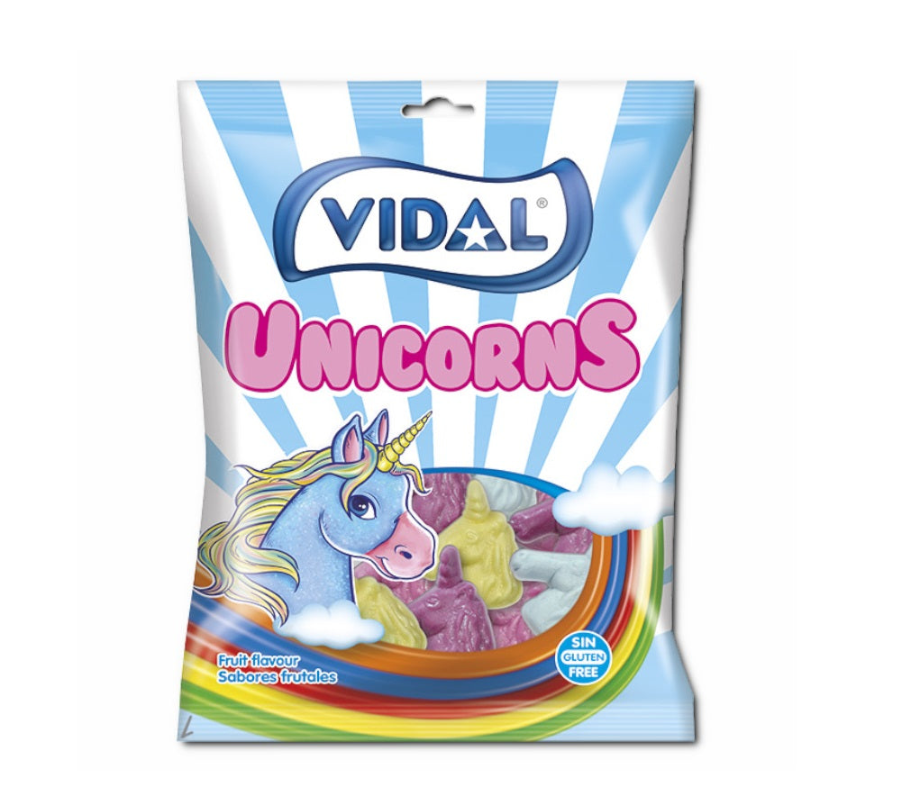 Vidal Einhorn Schaumzucker Einhörner 90g