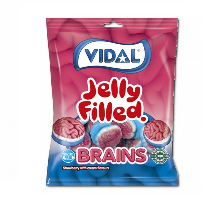 Vidal Filled Brains Fruchtgummi Gehirn 90g Beutel