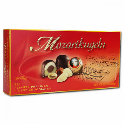Schluckwerder Mozartkugeln Schokolade 250g Pralinen – Produktansicht