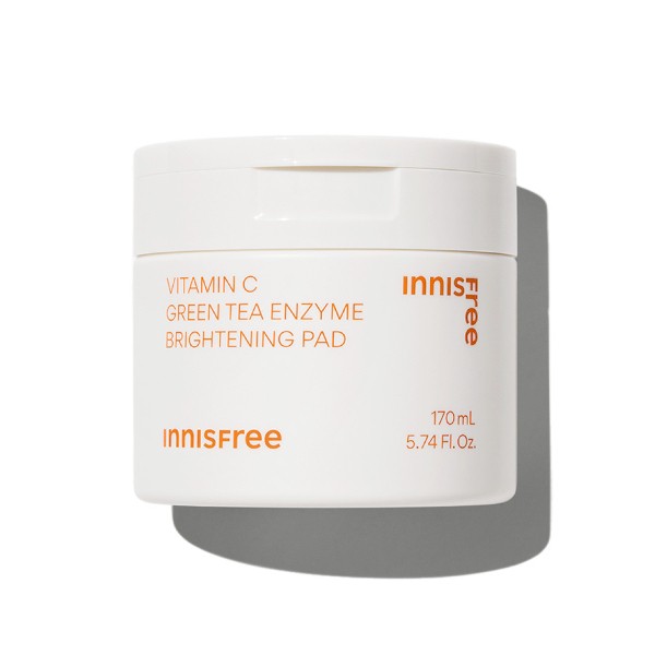 INNISFREE Vitac Greentea Brightening Pads 60 Stück Reinigungspads