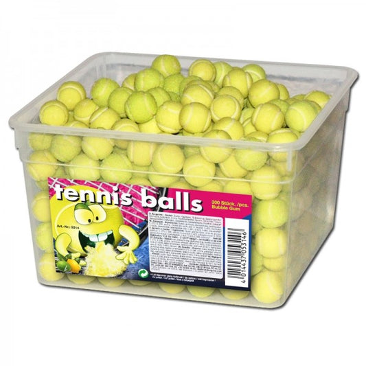 Tennis balls Bubble Gum 300 Stück Kaugummi in Tennis Ball Form