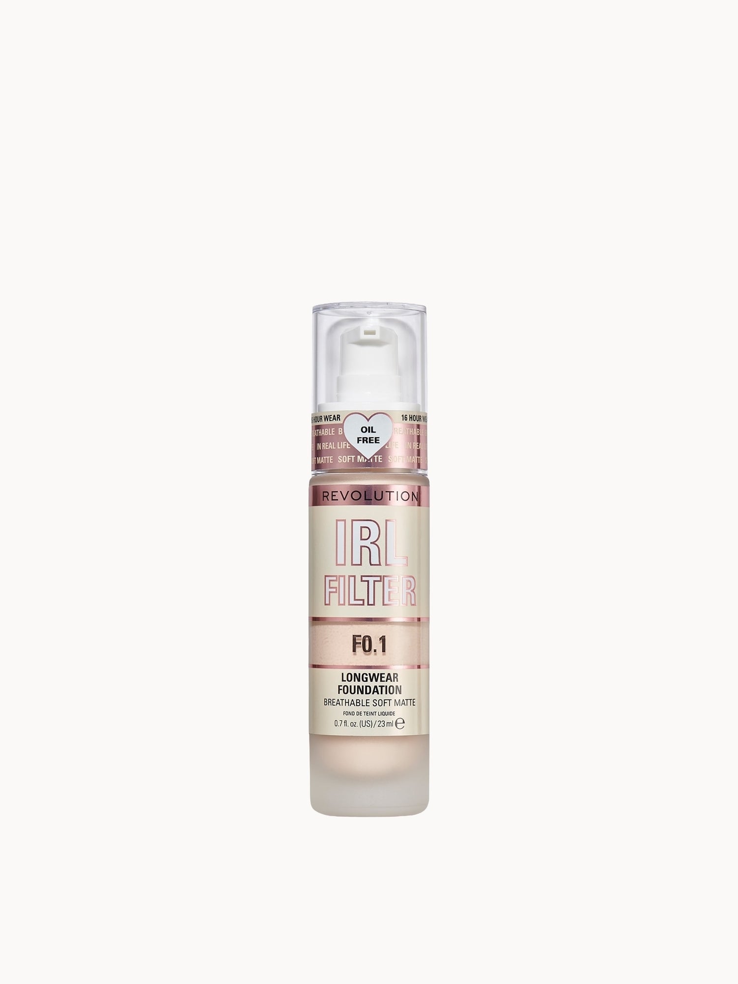 REVOLUTION MAKE UP REVOLUTION MAKE UP Irl Filter Longwear Foundation F2 23 ml Flüssige Foundation