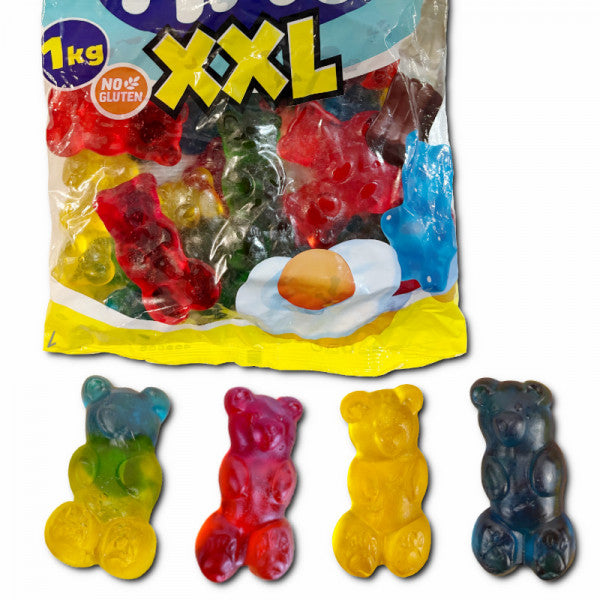 Fini Riesen Bären Fruchtgummi 1kg Beutel 8,5cm