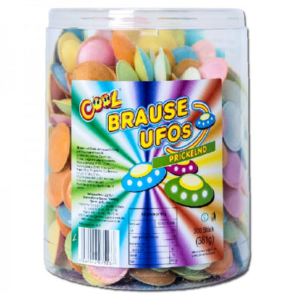 Cool Brause Ufos 300 Oblaten mit Schleckbrausefüllung und Fruchtgeschmack