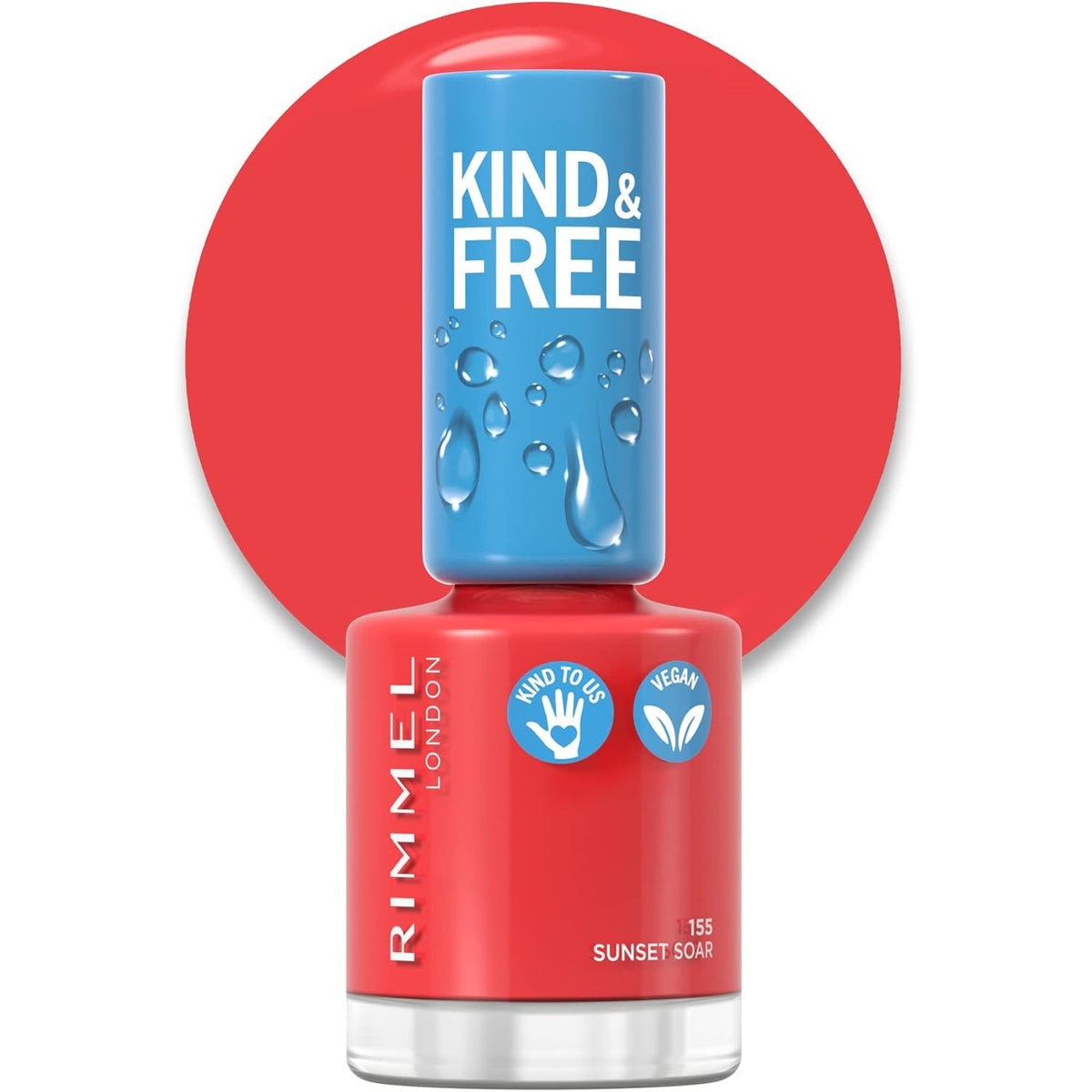 RIMMEL LONDON Rimmel London Kind Y Free Nagellack 155 Sunset Soar Nagelfarbe