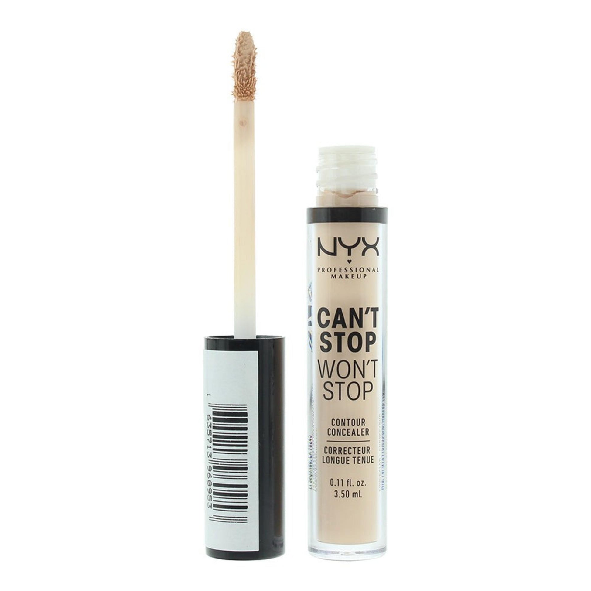 Nyx Nyx, Can't Stop Won't Stop, Flüssig-Concealer, Vanille, 3.5 ml Regular