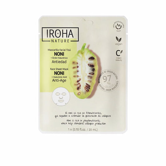 IROHA NATURE Nature Mask Noni Hyaluronic Acid 1 U Kosmetik