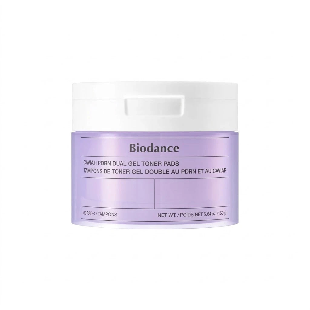 BIODANCE Caviar Pdrn Dual Gel Toner Pads 60 Stück 140gr