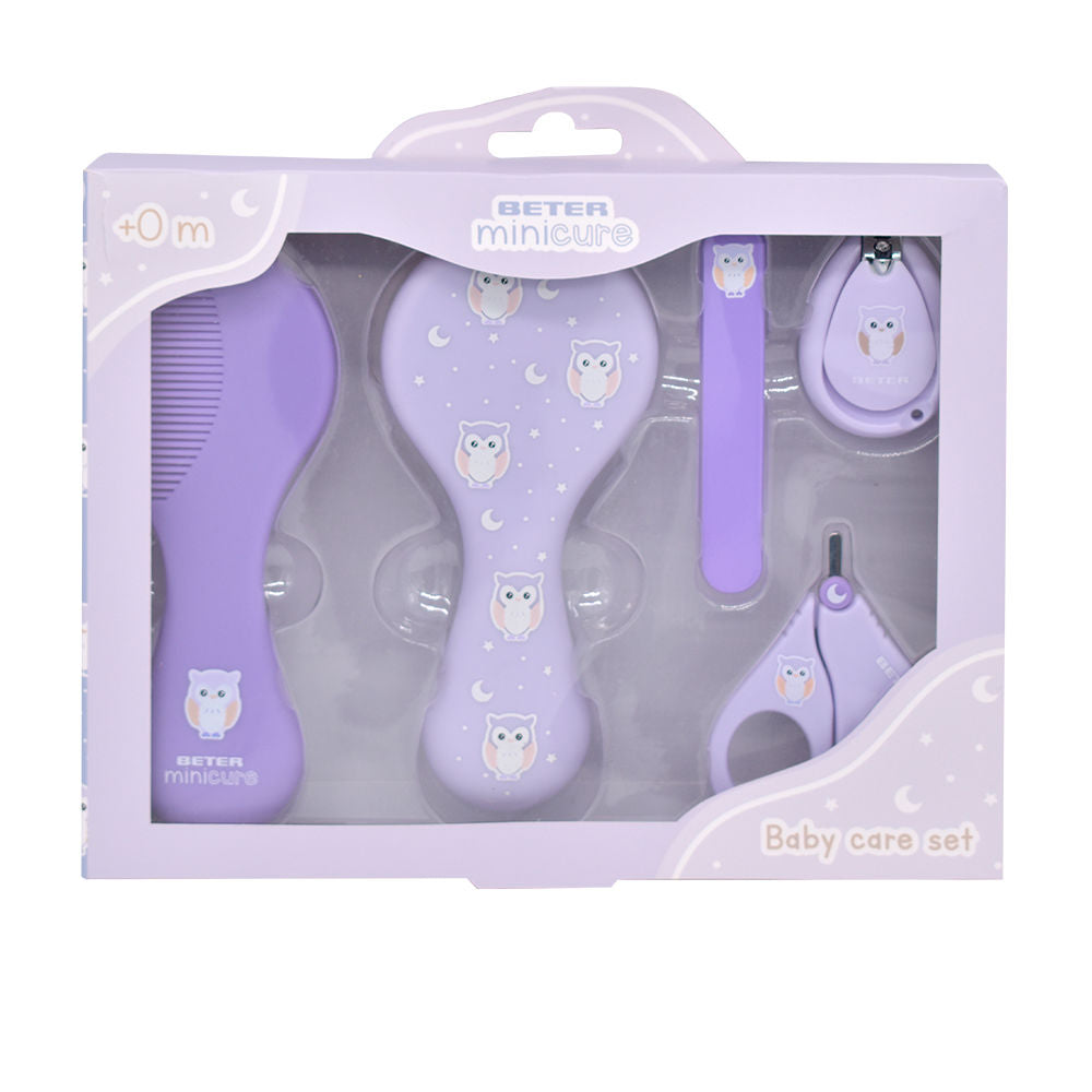 BETER BETER Mini Cure Baby Care Búho Set 5-teilig Pflege-Set für Babys Kosmetik