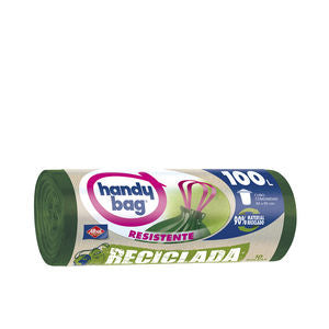 ALBAL ALBAL Handy Bag Reciclada Müllbeutel 100 Liter 10 Stück resistente Müllsäcke Kosmetik